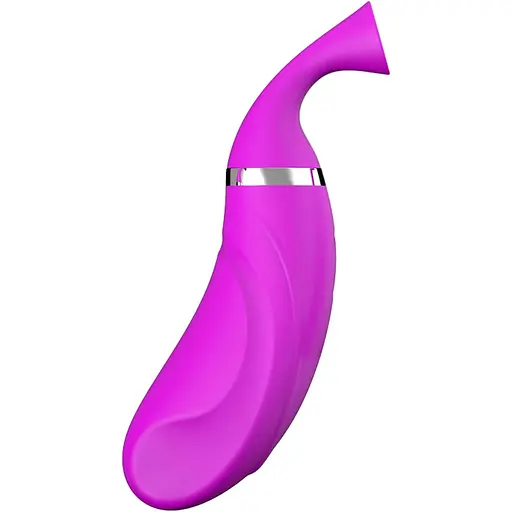 Вакуумний стимулятор клітора Pretty Love Romance Elephant (фіолетовий)