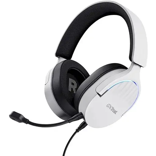 Гарнитура Trust игровая GXT 490 FAYZO 7.1 USB-A 2 м белая