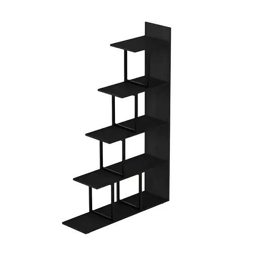 Этажерка Ferrum-decor Стелла 1600x1020x300 Черный металл ДСП Сосна Кембра (FRD-105494)