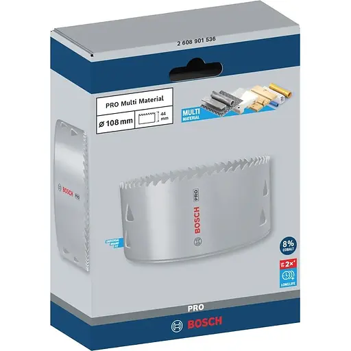 Коронка Bosch Professional Multi Material 108 мм з різьбою (2.608.901.536) - фото 3