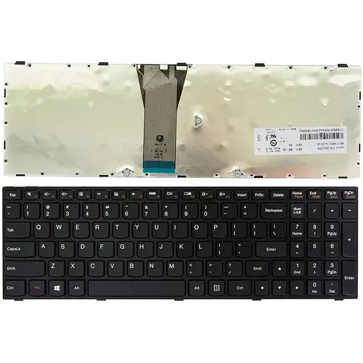 Клавиатура для ноутбука IBM/LENOVO B50-30, IdeaPad Z50-70 черный, черный фрейм