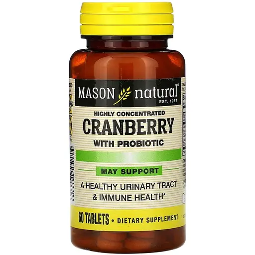 Журавлина з пробиотиком Mason Natural Cranberry with Probiotic 60 таблеток