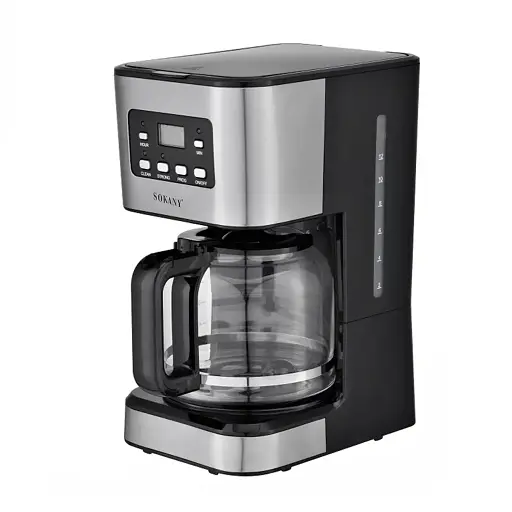 Кофеварка капельная Sokany CM-121E 950 Вт с подогревом кофейника 1.5 литра