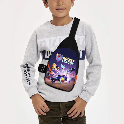 Сумка через плече дитяча Rocket League 29х17 см сумка слінг для хлопчика (02308)