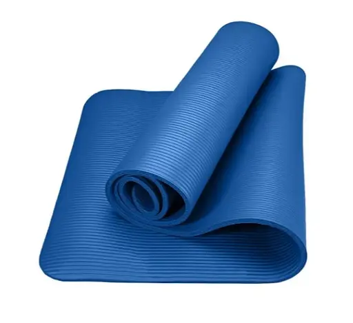 Коврик для йоги и фитнеса Power System PS-4017 NBR Fitness Yoga Mat Plus Blue (180х61х1) (PS-4017_Blue) - фото 5