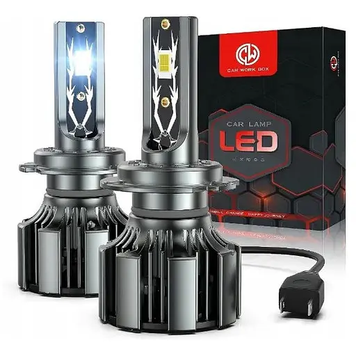 Світлодіодні автомобільні LED-лампи лампочки для автомобіля з цоколем H7 Car Work Box