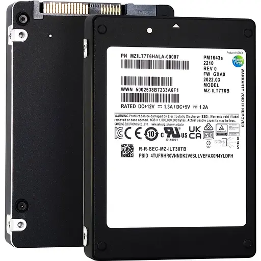 SSD накопичувач Samsung PM1643a 3.84TB (MZILT3T8HBLS-00007) [122232] - фото 5