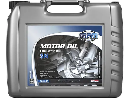 Моторна олива MPM Semi Synthetic SN 10W40 20л (04020S)