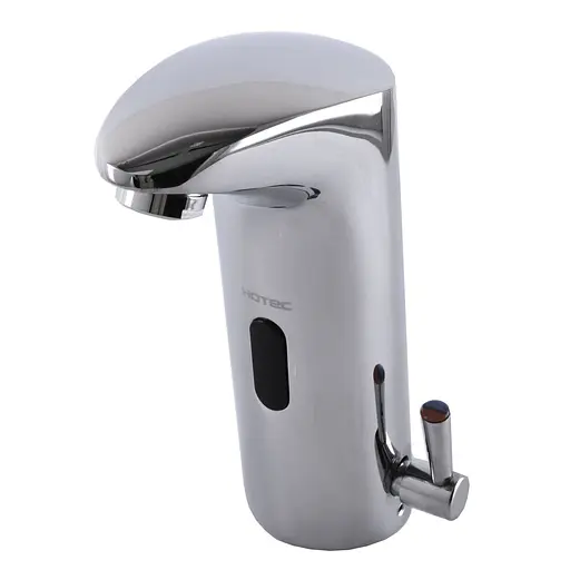 Змішувач сенсорний для умивальника Hotec 19.114 DC/AC Hot/Cold Хром - фото 1