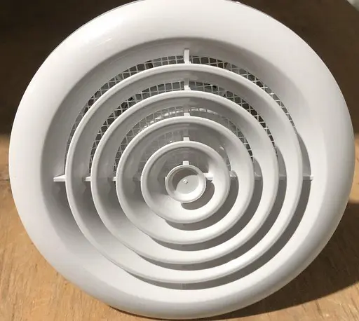 Вентилятор бытовой вытяжной Vents 100 ПФ круглый с сеткой Белый 30412 - фото 2