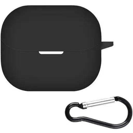 Чохол-накладка DK для Samsung Galaxy Buds 3/3 Pro (R530/R630) | Silicone Candy Friendly карабін (black)