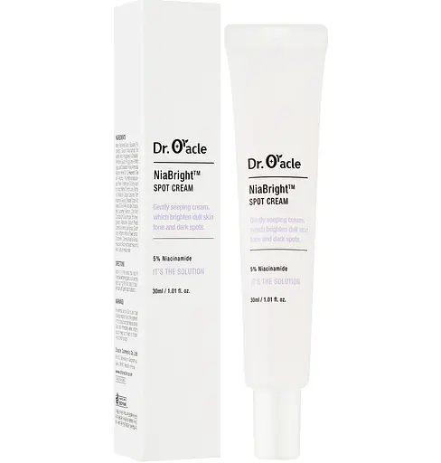 Отбеливающий локальный крем против пигментации Nia Bright Spot Cream Dr. Oracle 30 мл - фото 1