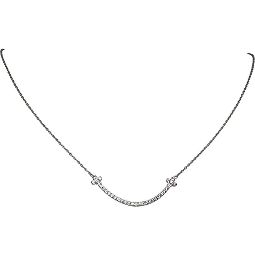 Серебряное колье Qvaliz с фианитами. 908-01011