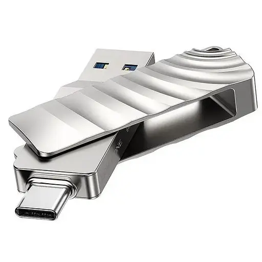 Флеш накопичувач подвійний - USB3.0 і Type-C - Borofone BUD3 128GB - фото 2