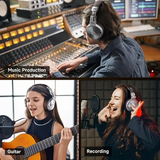 Навушники OneOdio Pro 30 3,5мм/6,35мм Silver (Pro 30 Silver) - фото 8