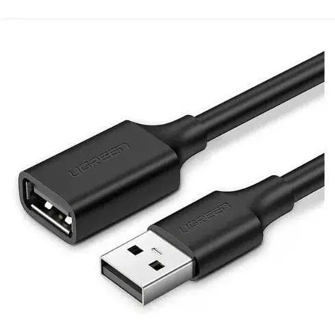Кабель Ugreen US103 USB 2.0 A Male to A Female Cable 5 м чорний (10318)