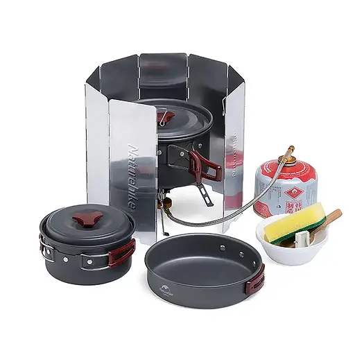 Вітрозахисний екран Naturehike для пальника та вогню (на 8 секцій) - фото 4