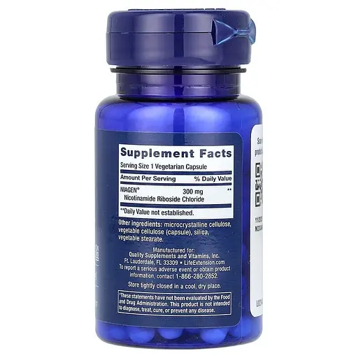 Вітаміни та мінерали Life Extension NAD+ Cell Regenerator 300 mg 30 вегакапсул - фото 2