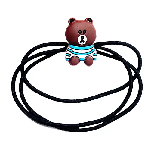 Дитяча резинка для волосся Ведмедики La-beauty 0301-559 набір 10 шт - фото 1