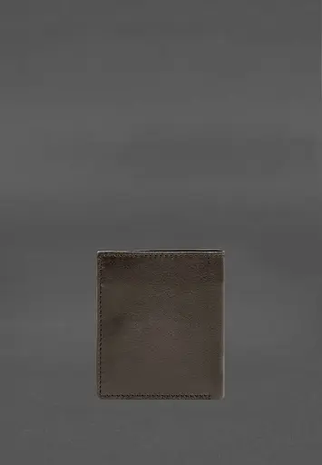 Кожаный портмоне на кнопке Brut темно-бежевый краст - фото 5