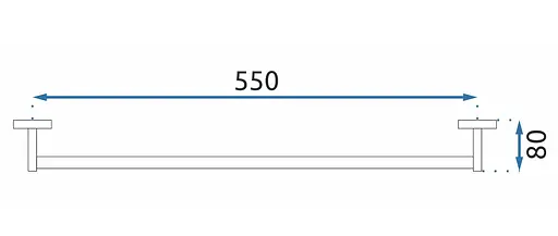 Вішалка одинарна для рушника Rea Erlo 01 gold REA-06907 Золотий - фото 5
