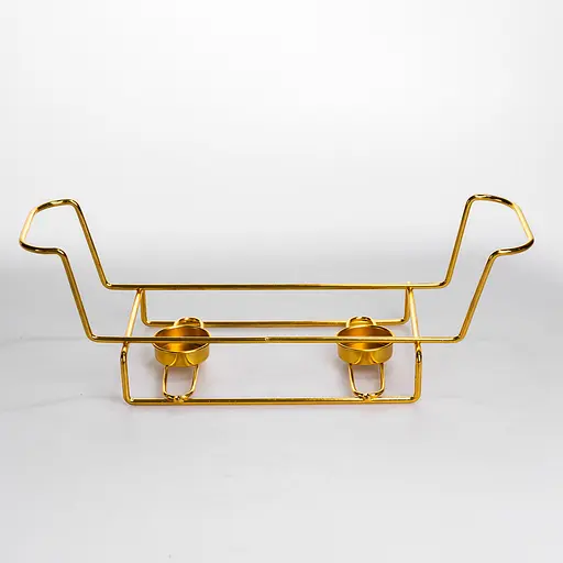 Мармитница прямоугольная Yiwu со стеклянной крышкой на металлической подставке с подогревом 35.5х19х15.5 см настольный мармит для первых блюд ML-77A-13 - фото 3