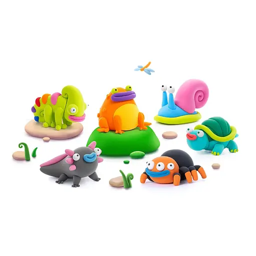 Набор для творчества Lipaka пластилин, Экзотические животные 6 персонажей (15025-UA01) - фото 5