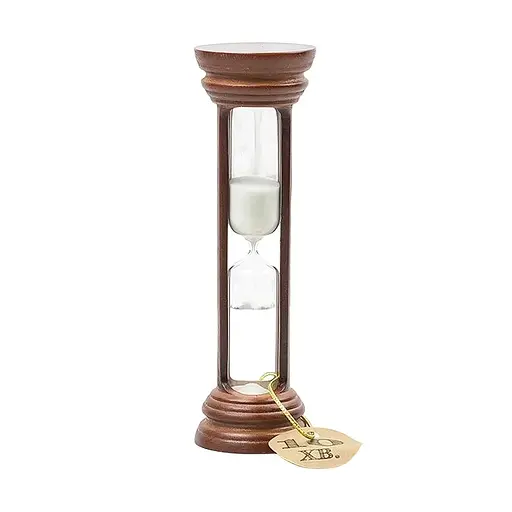 Часы песочные в деревянном корпусе на 10 минут (цвет вишня/песок белый), Склоприлад 86719 - фото 1