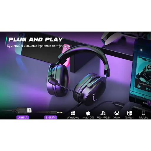 Наушники Fifine H9 Black (H9) - фото 10