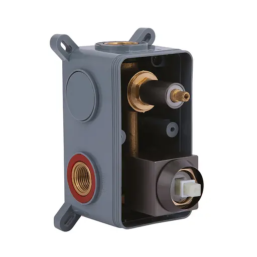 Душевая система для душа Qtap Gemini скрытого монтажа на два потребителя QTGEM113GMB45698 Gunmetal Black PVD, Шлифованный черный хром - фото 12