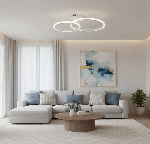 Світлодіодна люстра G 2716/2 WT 52W - фото 2