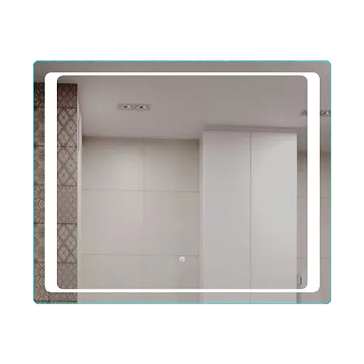 Дзеркало Nautilus Integra 80x70 LED, сенсорний вимикач INTEGRA 800x700 Mr-S - фото 1