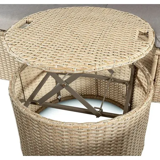 Садовая мебель Di Volio Milano бежево-серая - фото 5