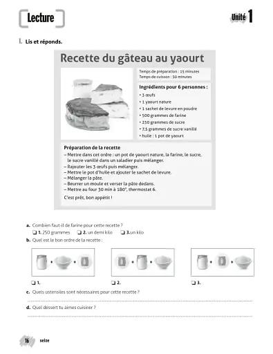 Merci! 3. A2. Cahier d`exercices - фото 10