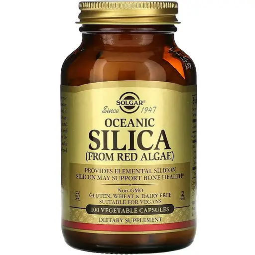 Витамины и минералы Solgar Oceanic Silica 100 вегакапсул - фото 1