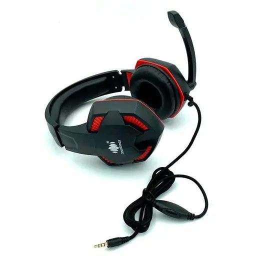 Ігрові повнорозмірні навушники Deepbass X12 з мікрофоном (Чорний) - фото 8