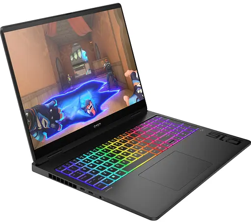 Ноутбук HP OMEN 16-ah0041ua 16" 2.5K OLED Intel U7-255HX 64GB F2048GB NVD5080-16 DOS чорний - фото 2