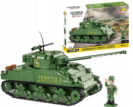 Конструктор COBI танк SHERMAN IC FIREFLY HYBRID 1:35 2276