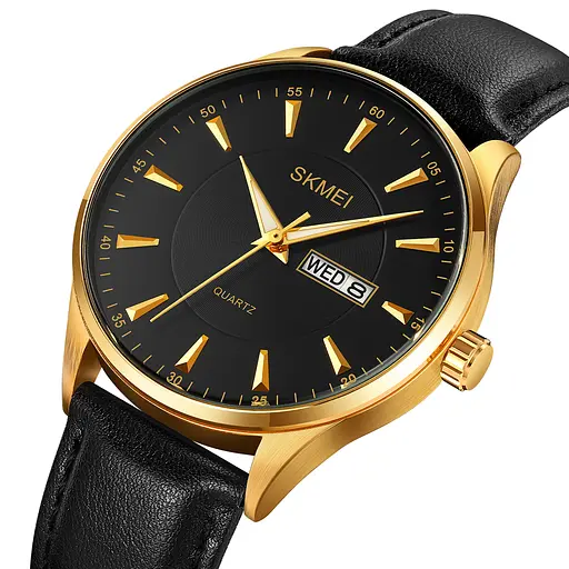 Наручний годинник чоловічий 2075GDBK Gold-Black Skmei acs0030327 - фото 2