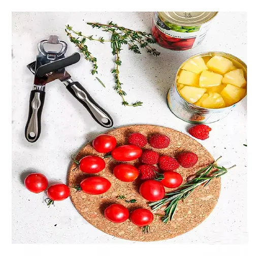 Консервный нож открывалка для консерв и бутылок 2в1 консервооткрыватель нержавеющая сталь пластик 23 см, Kitchen Master Черный 86666 - фото 8