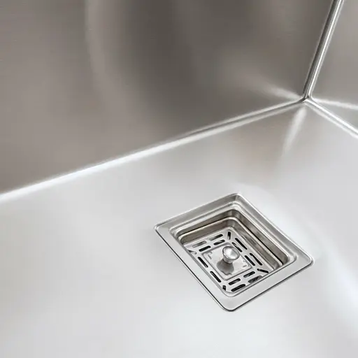 Кухонная мойка Platinum Handmade HSB 650x450x230 нержавейка (квадратный сифон 3,0/1,0), Нержавеющая сталь - фото 5