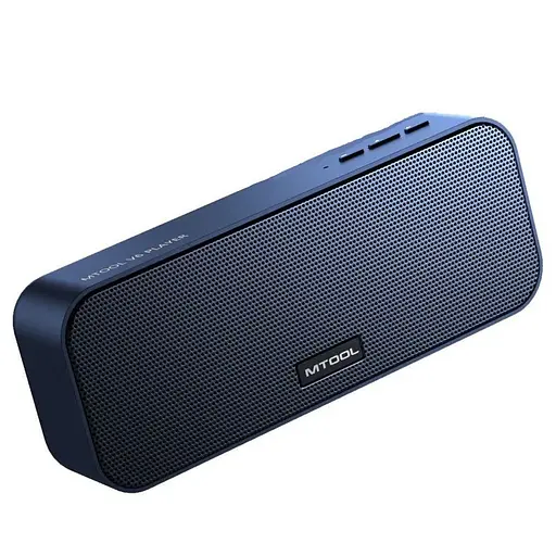 Портативна Bluetooth-колонка Mtool V6 зі стереозвуком і глибокими басами синій