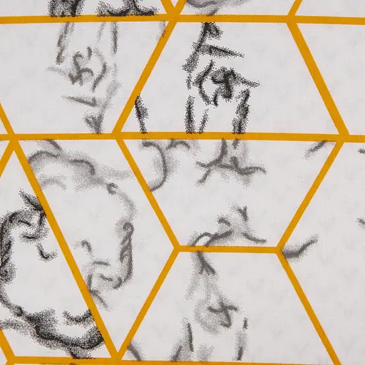 Простирадло на резинці Moon&Star Modern Marble Бязь Gold Люкс70х190х20см - фото 3