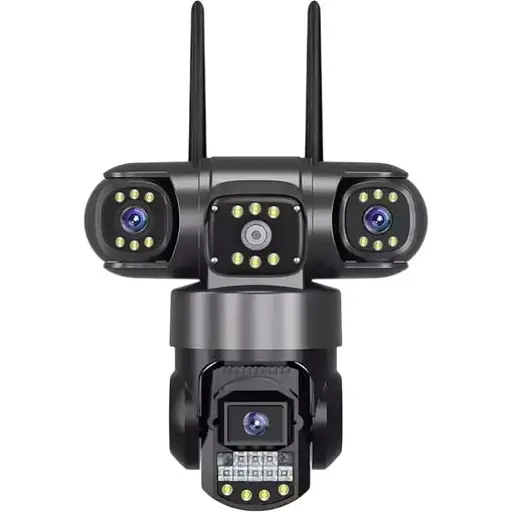 IP-камера видеонаблюдения Kamille EVKVO SC28 V380 Pro 3 Линзы 16MP Уличная поворотная Wi-Fi