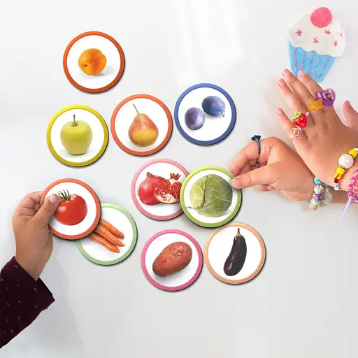 Магнітний набір Монтесорі "Овочі, фрукти і ягоди" 200272 - фото 5