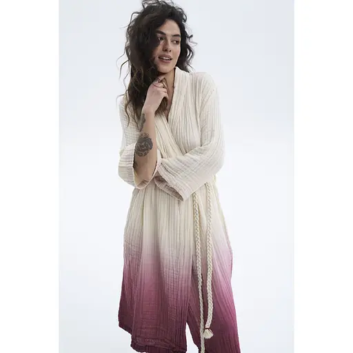 Халат Lotus Home Nitra muslin cherry L/XL (svt-2000022351096) - фото 7