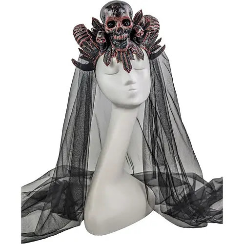 Обруч Мандрагора с фатой - фото 1