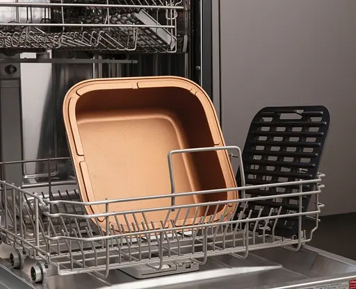 Мультипечь Russell Hobbs SatisFry Air & Grill 1745Вт 5.5л алюминий/пластик черно-оранжевый - фото 8