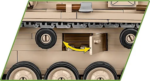 Конструктор COBI танк 1:28 PANZER III AUSF.J 2562 - фото 8