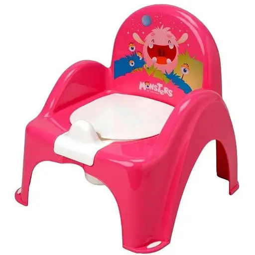 Горщик дитячий Tega Baby Monsters pink - фото 1